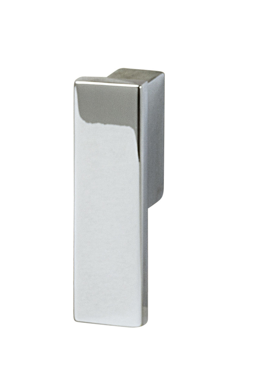 Hafele 111.95.110: 16mm cc Modern Finger Cabinet Pull - Polished Chrome