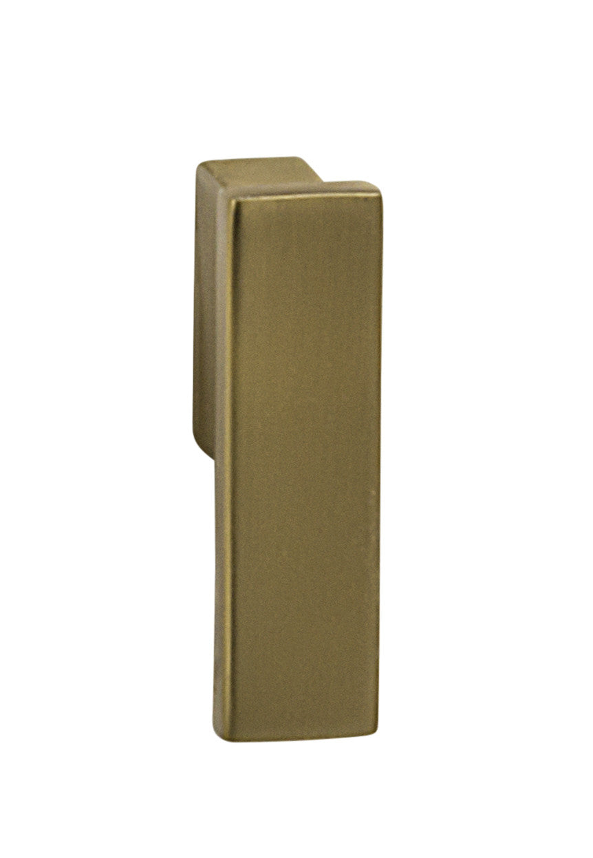 Hafele 111.95.114: 16mm cc Modern Finger Cabinet Pull - Matte Gold