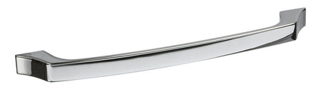 Hafele 111.95.130: 160mm cc Elite Curved Bar Cabinet Pull - Polished Chrome