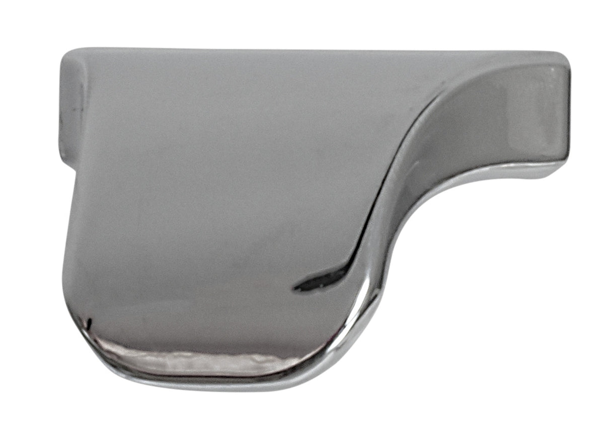 Hafele 111.95.160: 16mm cc Elite Finger Cabinet Pull - Polished Chrome