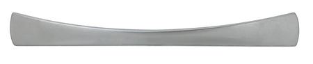 Hafele 111.95.181: 128mm cc Elite Bow Cabinet Pull - Matte Aluminum