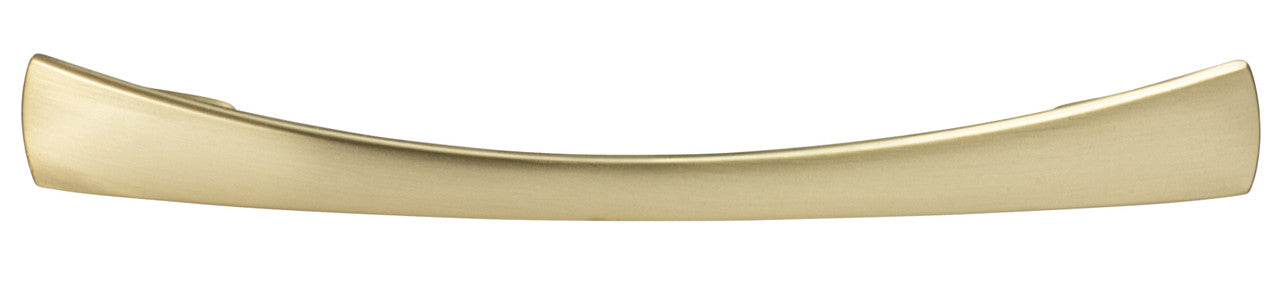 Hafele 111.95.184: 128mm cc Elite Bow Cabinet Pull - Matte Gold