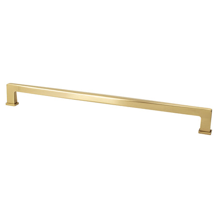 Berenson 1114-1MDB: 18" cc Subtle Surge Appliance Pull - Modern Brushed Gold