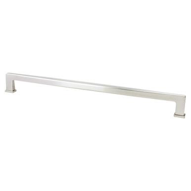 Berenson 1115-1BPN: 18" cc Subtle Surge Appliance Pull - Brushed Nickel