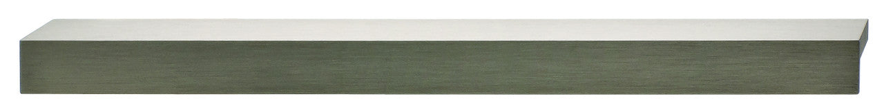 Hafele 112.83.006: 260mm cc Westin L-Profile Edge Cabinet Pull - Stainless Steel Look