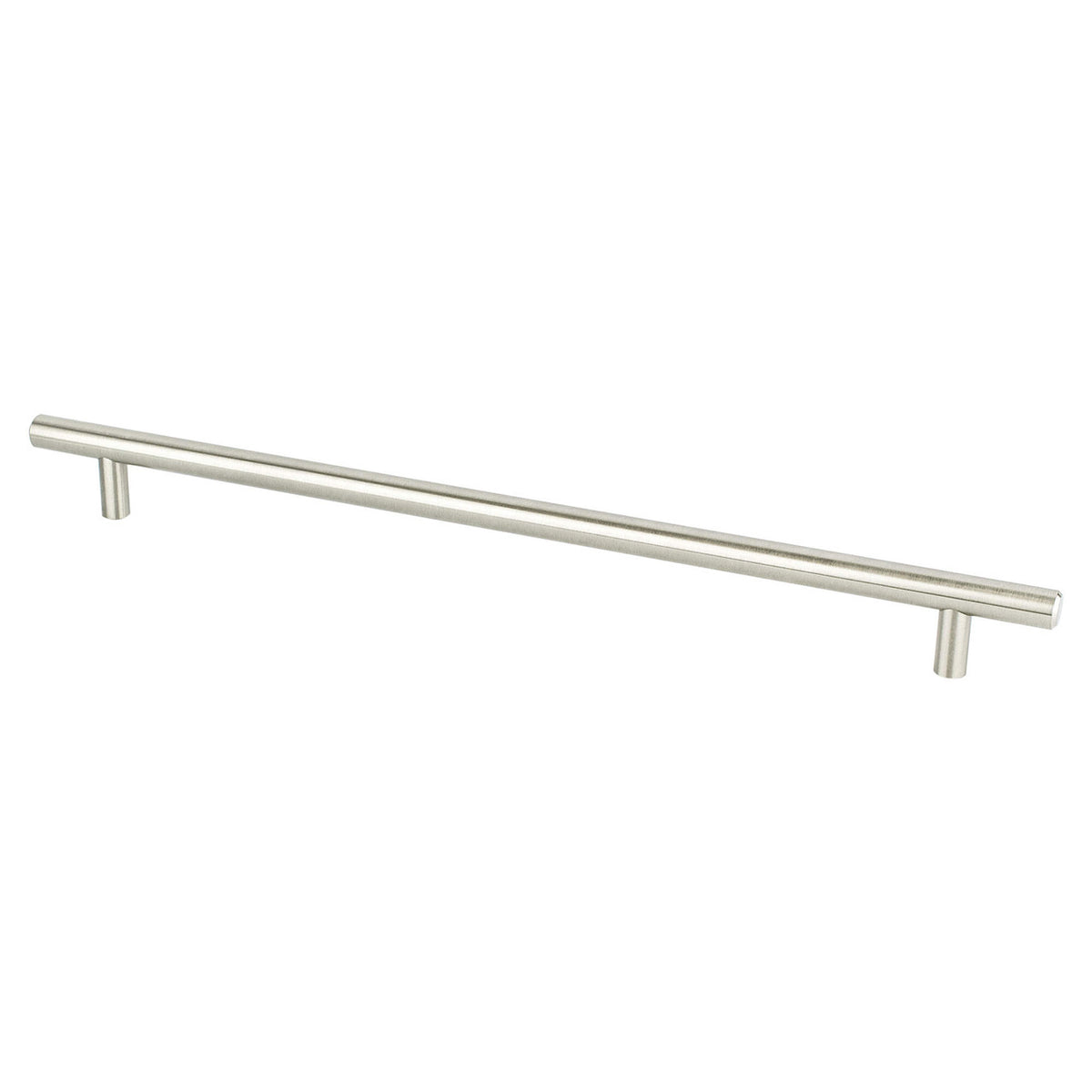 Berenson 1128-2BPN: 288mm cc Tempo Round Bar Cabinet Pull - Brushed Nickel