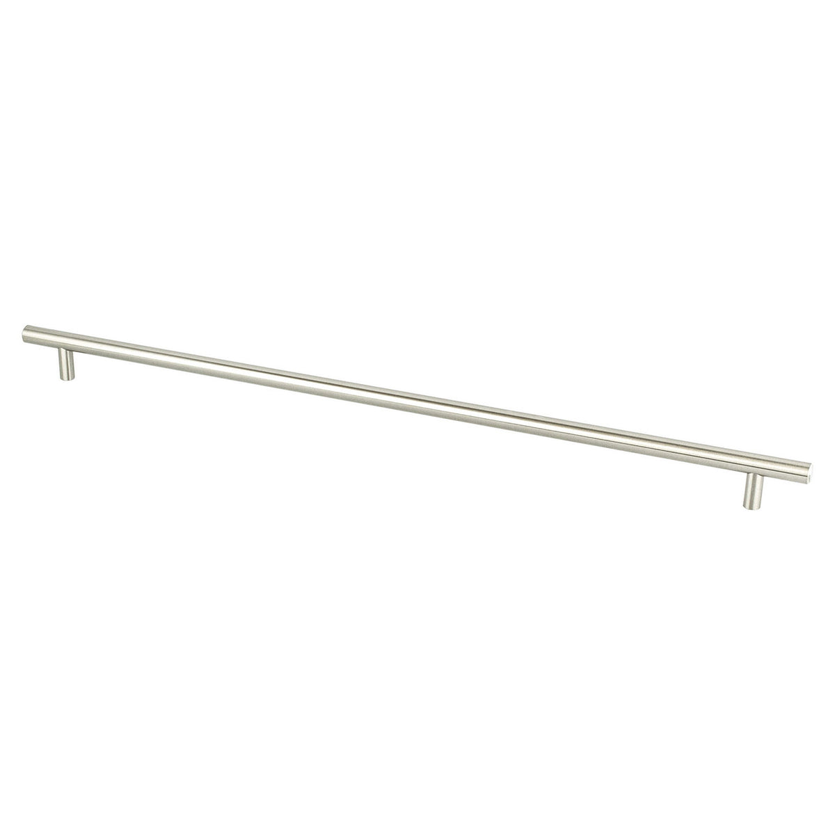 Berenson 1130-2BPN: 448mm cc Tempo Round Bar Cabinet Pull - Brushed Nickel