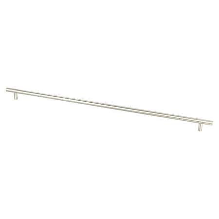 Berenson 1131-2BPN: 544mm cc Tempo Round Bar Cabinet Pull - Brushed Nickel