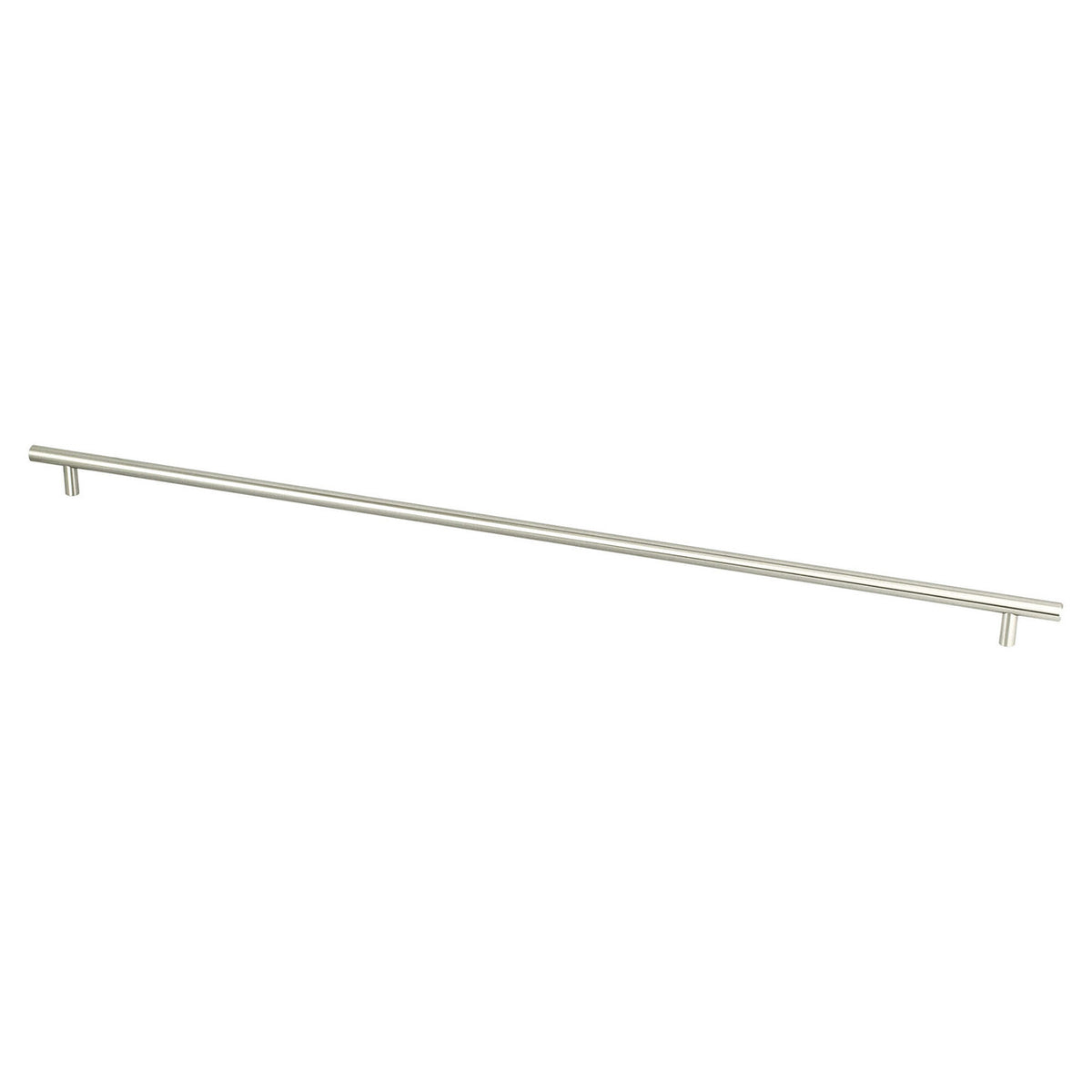 Berenson 1132-2BPN: 640mm cc Tempo Round Bar Cabinet Pull - Brushed Nickel