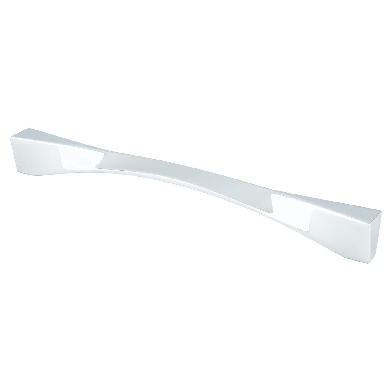 R. Christensen 1140-1026: 224mm cc Spiral Cabinet Pull - Polished Chrome