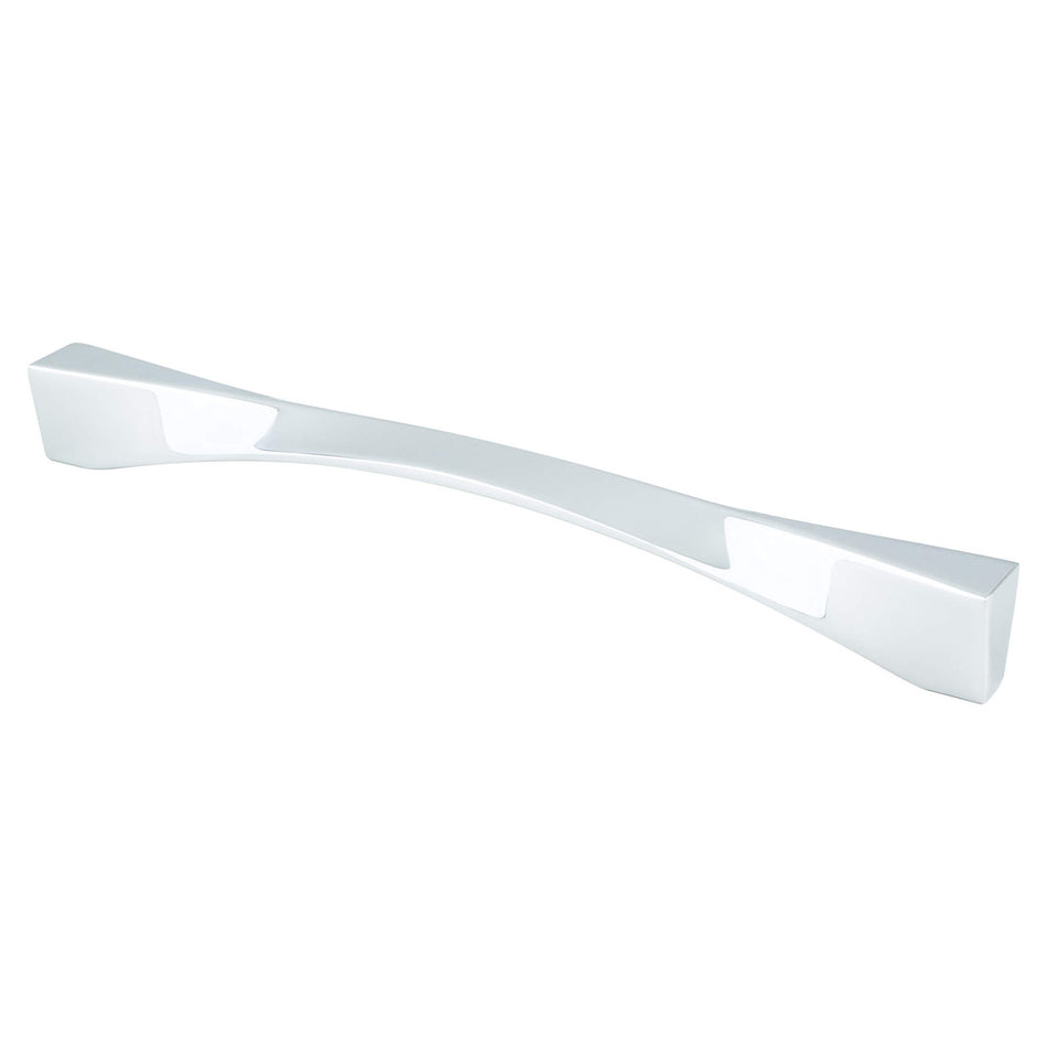 R. Christensen 1140-1026: 224mm cc Spiral Cabinet Pull - Polished Chrome