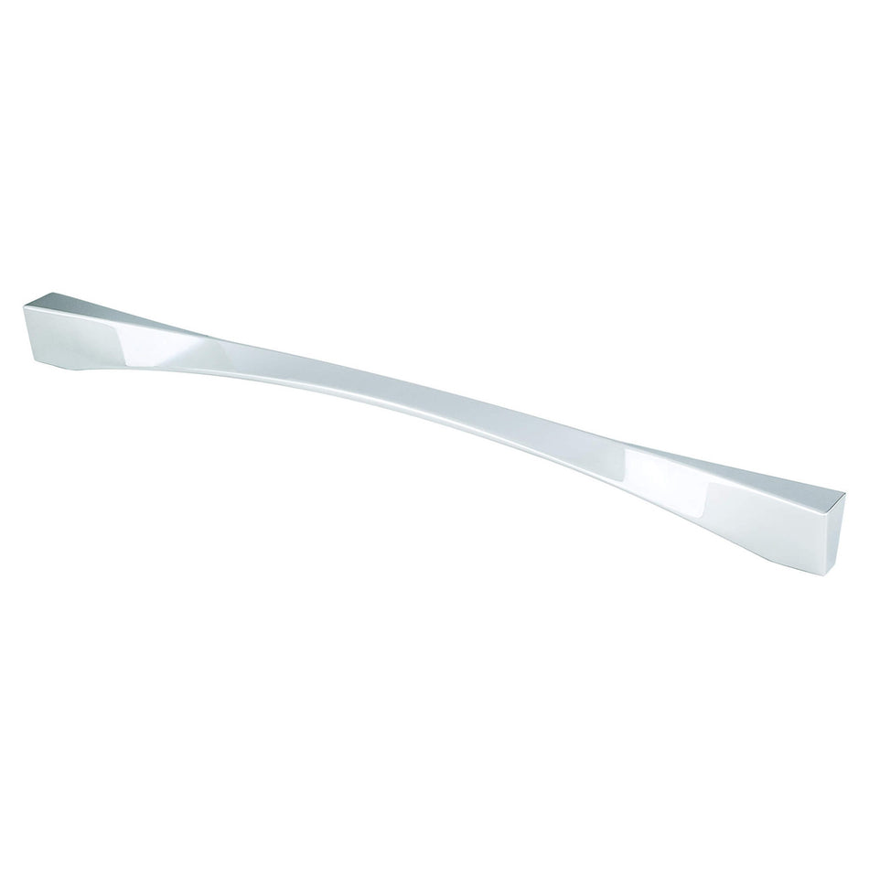 R. Christensen 1141-1026: 320mm cc Spiral Cabinet Pull - Polished Chrome