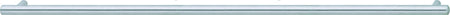 Hafele 117.05.660: 672mm cc Veranda Round Bar Cabinet Pull - Matte Stainless Steel