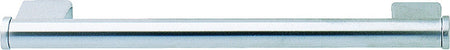Hafele 117.26.400: 128mm cc Contemporary Round Bar Cabinet Pull - Matte Chrome