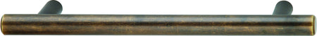 Hafele 117.97.351: 96mm cc Contemporary Round Bar Cabinet Pull - Oil Rubbed Bronze
