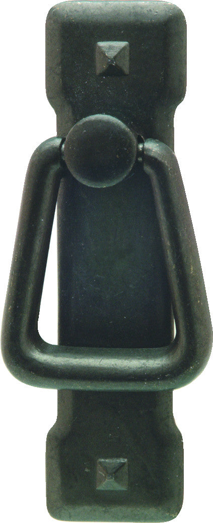 Hafele 118.94.310: Rustic Ring Cabinet Pull - Black Oxide