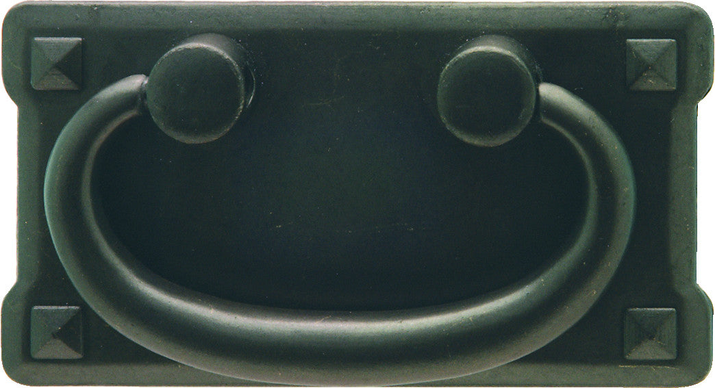 Hafele 118.95.310: 76mm cc Rustic Trunk Cabinet Pull - Black Oxide