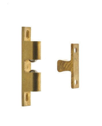 IDH Brass 12020-004: 1-5/16" Tension Ball Catch - Satin Brass
