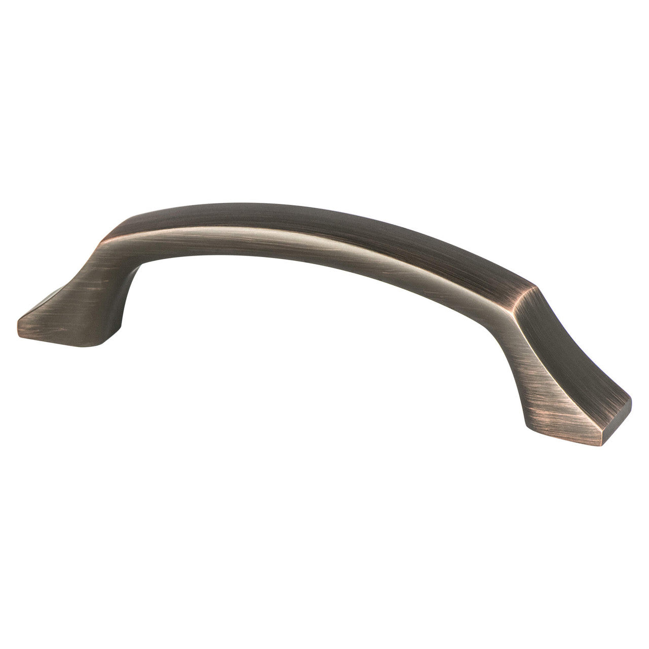 Berenson 1207-10VB: 96mm cc Epoch Edge Cabinet Pull - Verona Bronze