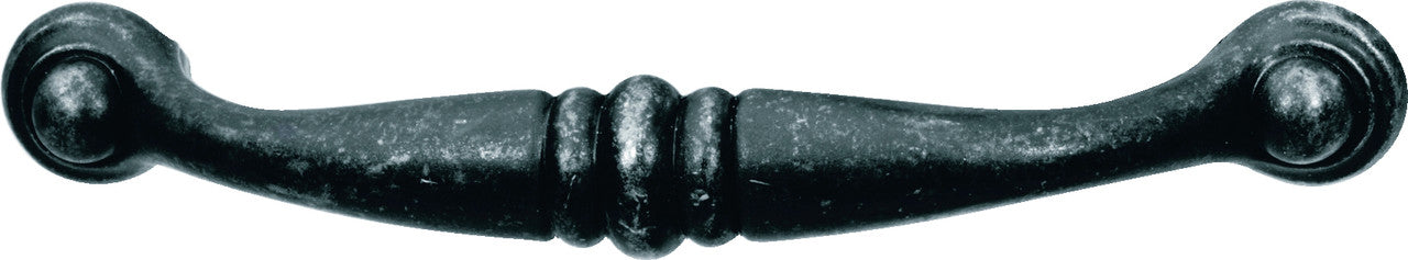 Hafele 121.90.302: 96mm cc Havana D-Handle Cabinet Pull - Antique Black