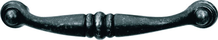 Hafele 121.90.302: 96mm cc Havana D-Handle Cabinet Pull - Antique Black