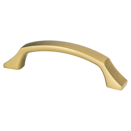 Berenson 1210-1MDB: 96mm cc Epoch Edge Cabinet Pull - Modern Brushed Gold
