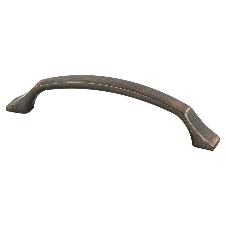 Berenson 1213-10VB: 128mm cc Epoch Edge Cabinet Pull - Verona Bronze