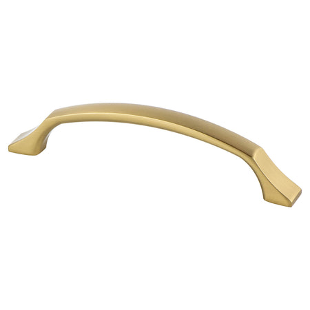 Berenson 1216-1MDB: 128mm cc Epoch Edge Cabinet Pull - Modern Brushed Gold