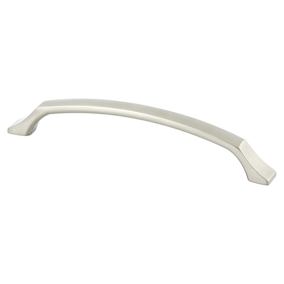 Berenson 1218-1BPN: 160mm cc Epoch Edge Cabinet Pull - Brushed Nickel