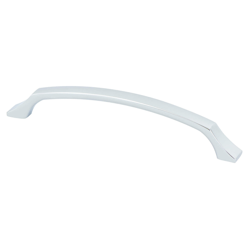 Berenson 1220-1026: 160mm cc Epoch Edge Cabinet Pull - Polished Chrome