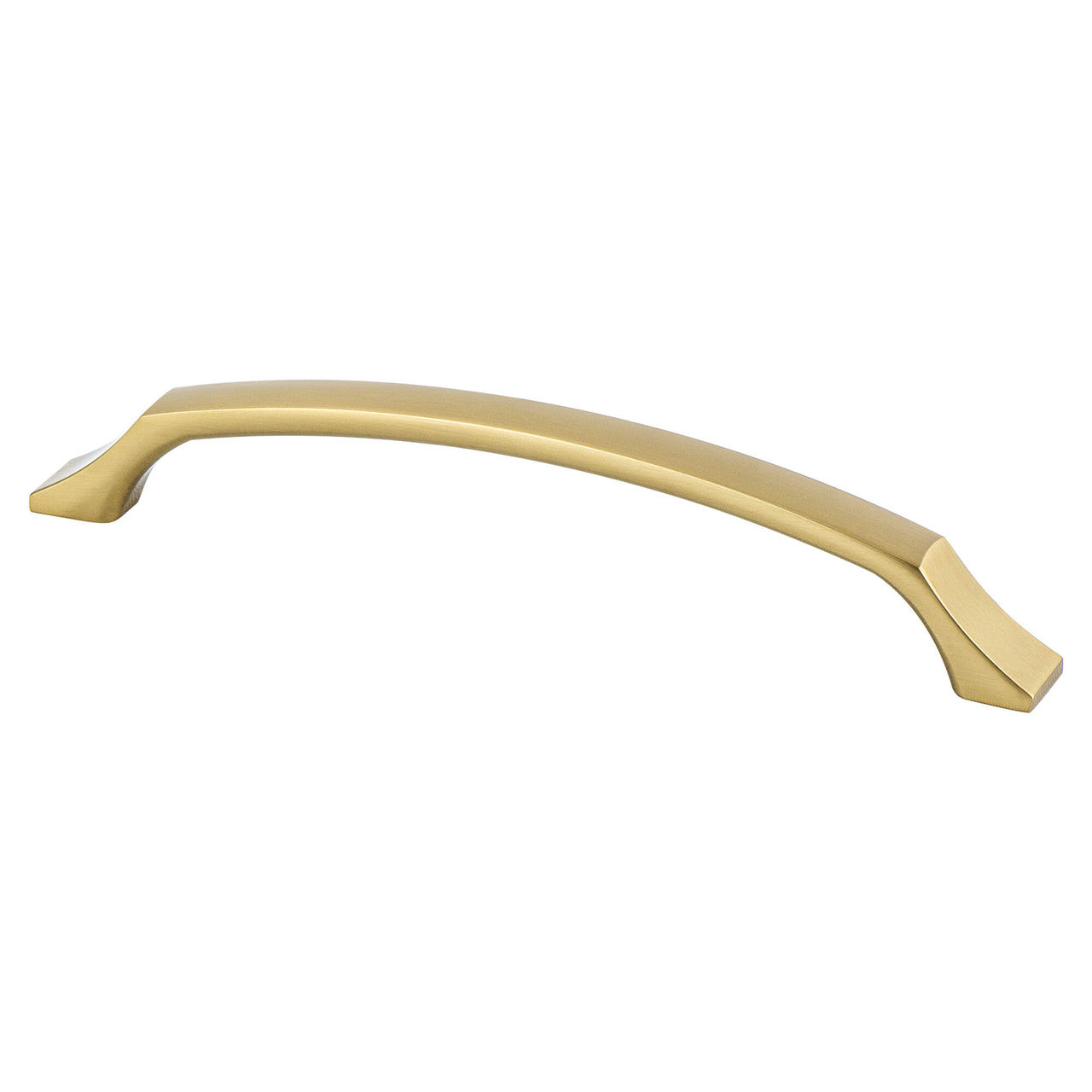 Berenson 1222-1MDB: 160mm cc Epoch Edge Cabinet Pull - Modern Brushed Gold
