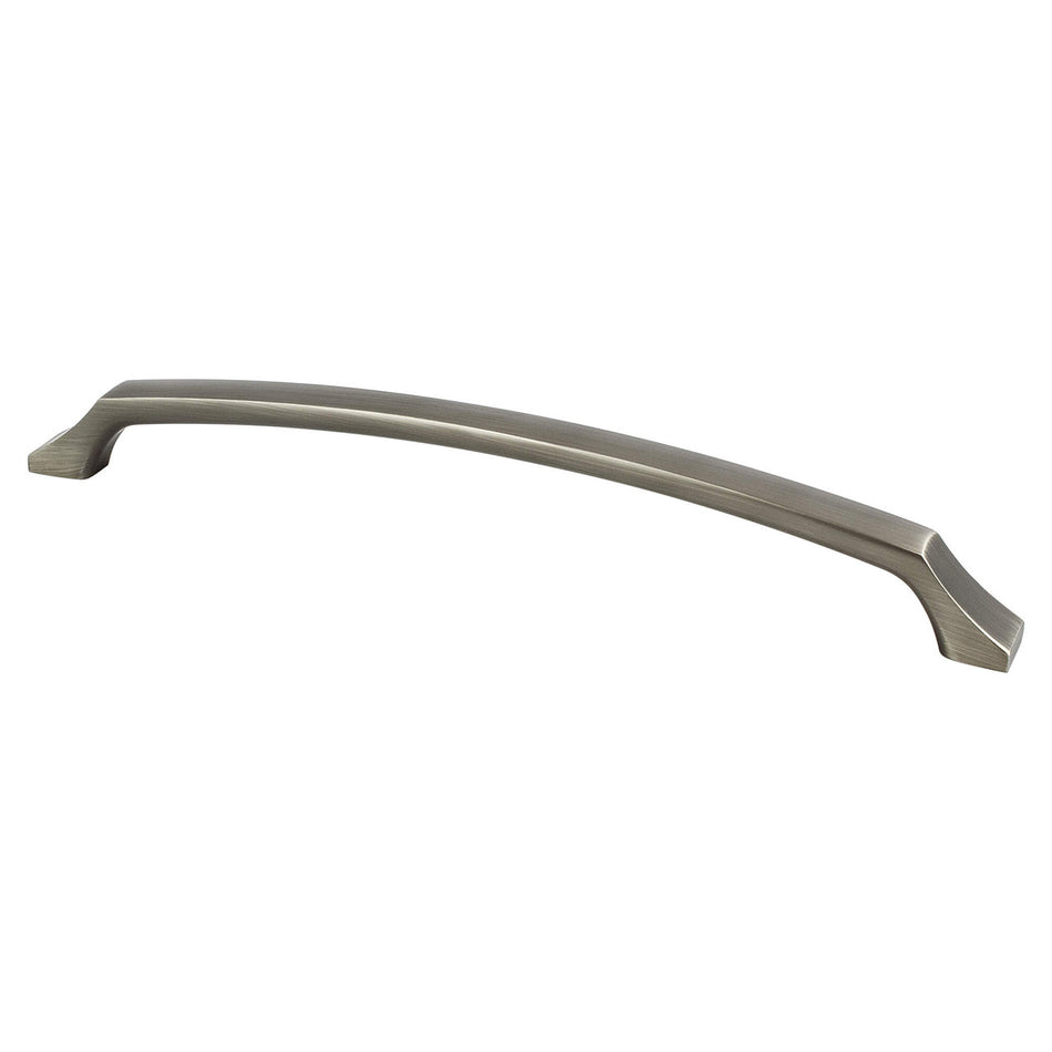 Berenson 1229-1VTN: 224mm cc Epoch Edge Cabinet Pull - Vintage Nickel