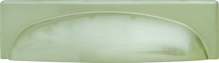 Hafele 123.08.631: 96mm cc Georgia D-Handle Cabinet Pull - Brushed Nickel