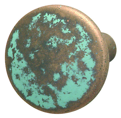 Hafele 123.27.032: 37mm Rustic Round Cabinet Knob - Rustic Copper
