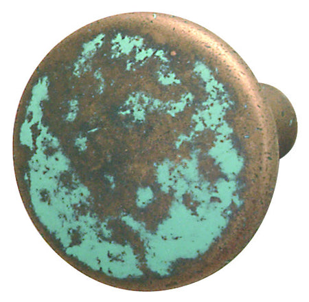 Hafele 123.27.032: 37mm Rustic Round Cabinet Knob - Rustic Copper