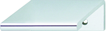 Hafele 124.02.210: 25mm cc Minimalist Edge Cabinet Pull - Polished Chrome