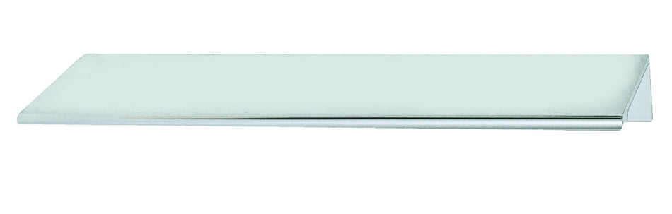 Hafele 124.02.244: 4"cc Minimalist Edge Cabinet Pull - Polished Chrome