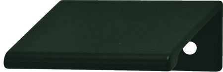 Hafele 124.02.310: 25mm cc Minimalist Edge Cabinet Pull - Polished Black