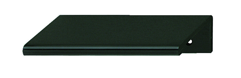 Hafele 124.02.320: 50mm cc Tab Edge Cabinet Pull - Polished Black