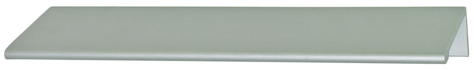 Hafele 124.02.430: 25mm cc Minimalist Edge Cabinet Pull - Satin Aluminum