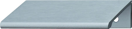 Hafele 124.02.432: 50mm cc Minimalist Edge Cabinet Pull - Satin Aluminum