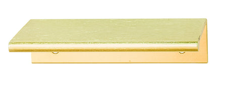 Hafele 124.02.500: 25mm cc Minimalist Edge Cabinet Pull - Satin Brass
