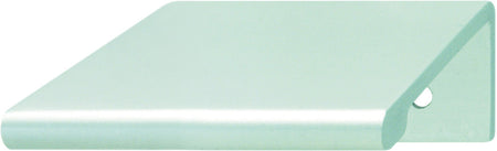 Hafele 124.02.911: 25mm cc Tab Edge Cabinet Pull - Matte Silver Anodized Aluminum