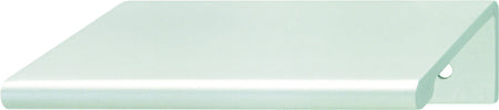 Hafele 124.02.921: 50mm cc Minimalist Edge Cabinet Pull - Matte Aluminum