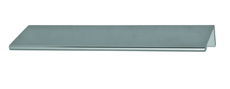 Hafele 124.02.974: 4"cc Minimalist Edge Cabinet Pull - Matte Aluminum