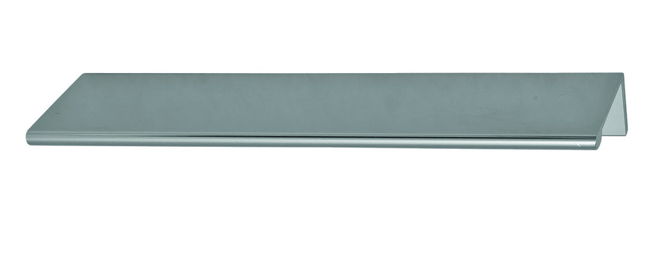 Hafele 124.02.974: 4"cc Minimalist Edge Cabinet Pull - Matte Aluminum