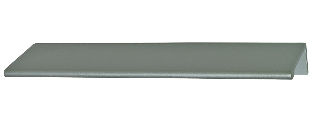 Hafele 124.02.984: 4"cc Minimalist Edge Cabinet Pull - Matte Aluminum