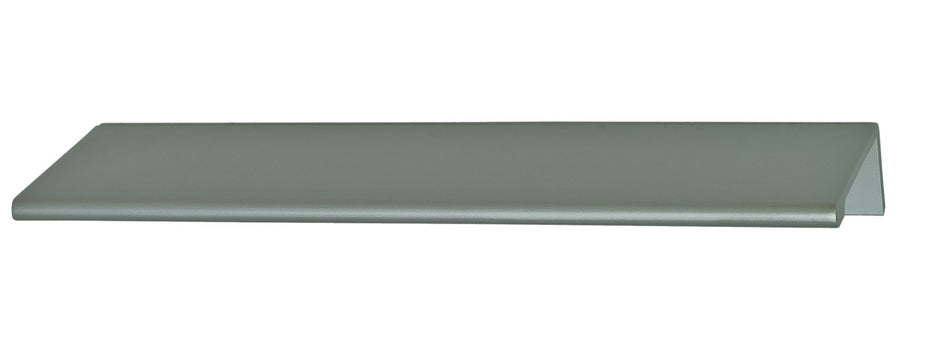 Hafele 124.02.984: 4"cc Minimalist Edge Cabinet Pull - Matte Aluminum