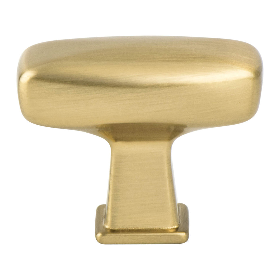 Berenson 1240-1MDB: 1-9/16" Subtle Surge Cabinet Knob - Modern Brushed Gold