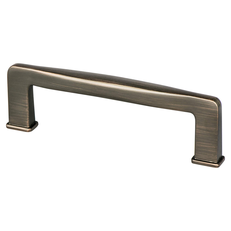 Berenson 1243-10VB: 96mm cc Subtle Surge Cabinet Pull - Verona Bronze